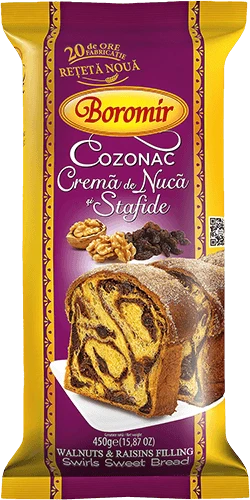 Boromir - Sponge Cake with Walnut Cream and Resins / Walnut Cream and Raisin Cake 450g