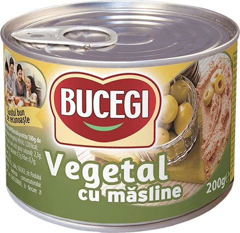 Scandia - Bucegi Vegetarian Pate with Olives / Spreadable Vegetable Pasta with Olives 200g EO