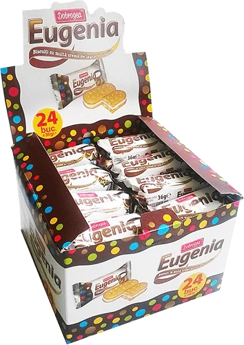 Dobrogea - Eugenia Biscuits with Vanilla Cream / Eugenii Vanilla Cream 36g