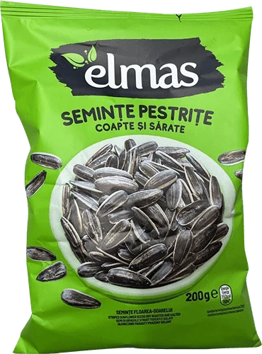 Elmas - Salted, roasted and striped sunflower seeds / Roasted Sunflower Seeds Salt 200g