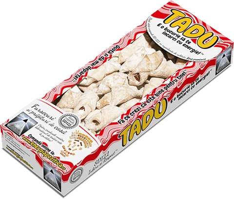 Tadu - Short dough Cookies with Jelly / Homemade Cornulete Cu Rahat 450g