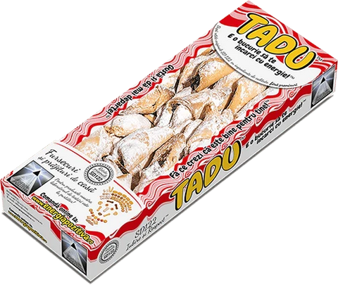 Tadu - Short dough Cookies with Fruit Jam / Homemade Cornulete Cu Jam De Fructe 450g
