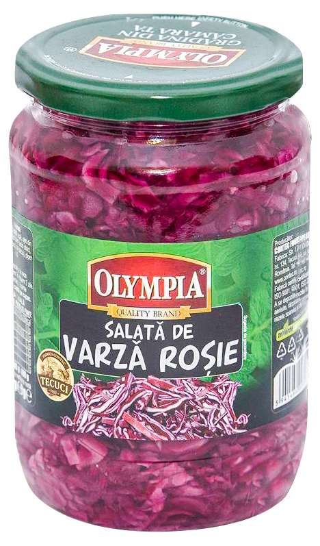 Olympia - Chopped Cabbage Salad / Chopped Red Cabbage Salad 720ml