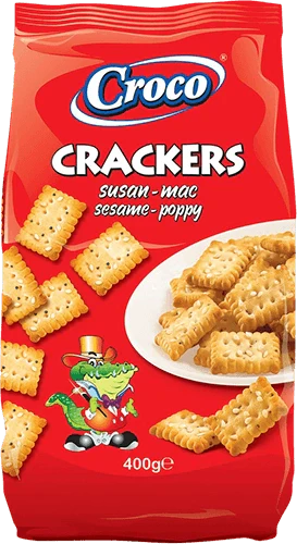 Croco - Sesame and poppy seed biscuits 400g