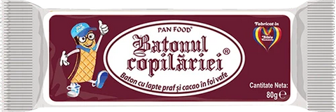 Panfood - Childhood Bar in Waffle Sheets 80g