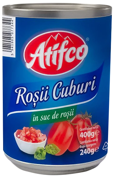 Atifco - Box of sliced ​​tomatoes 400g