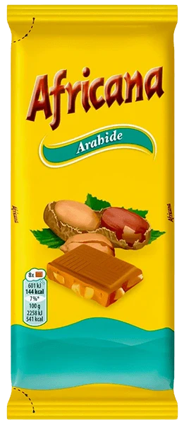 AFRICANA - AFRICANA chocolate with peanuts 80g